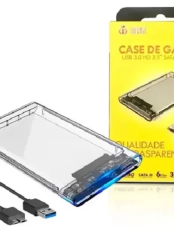 Case Slim P/ Hd Externo Computador Ssd Hdd Sata 2.5 Usb 3.0