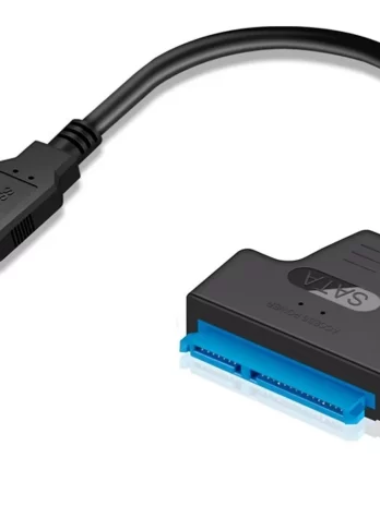 Cabo Adaptador Usb 3.0 Para Hd E Ssd 2.5 Premium+ Cor Preto