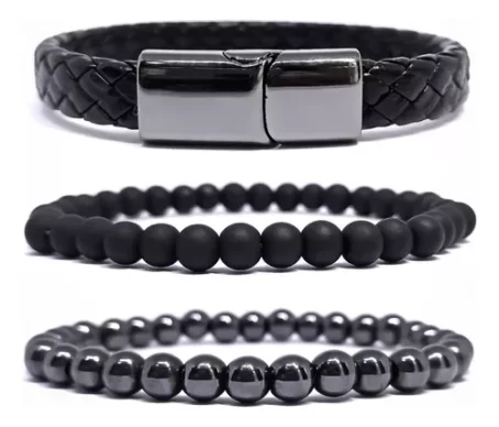 Kit De Pulseiras Masculinas